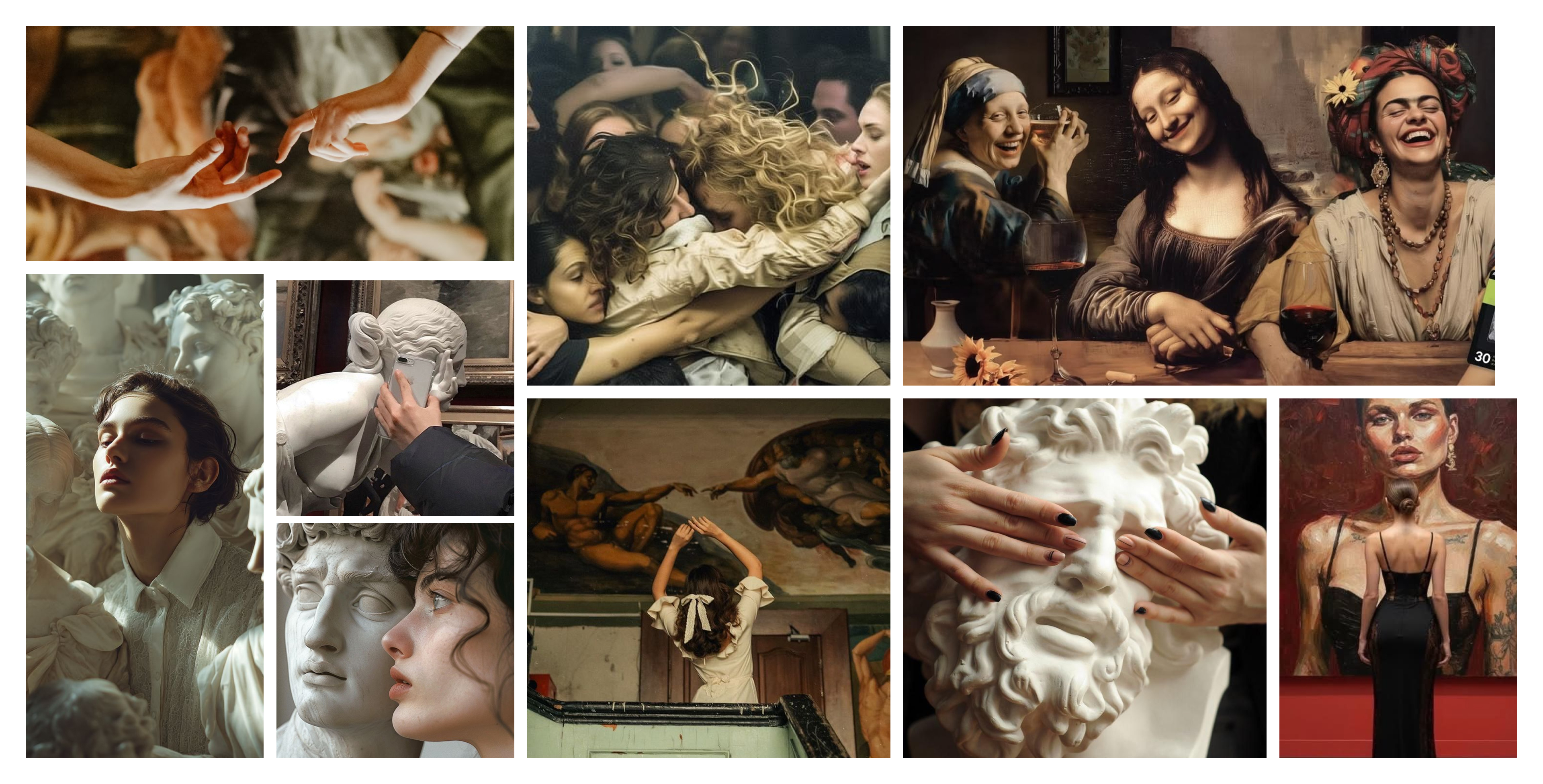 Museumpas visual direction moodboard